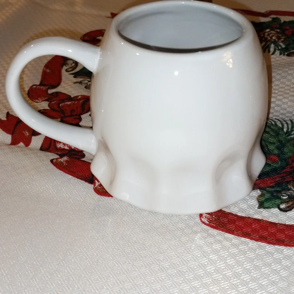 NEW Williams Sonoma Figural Ghost Mug Stoneware Halloween NWOT
